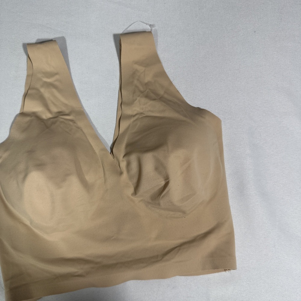 NEW $49 True & Co. [ XS  ] True Body V-Neck Bralette in Nude‎ #U1635 - Picture 4 of 7